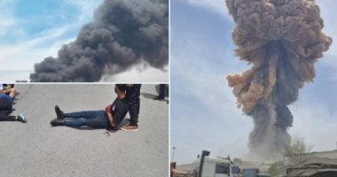 ارتفاع عدد مصابي انفجار ميناء الشهيد رجائي في إيران لـ500 شخص